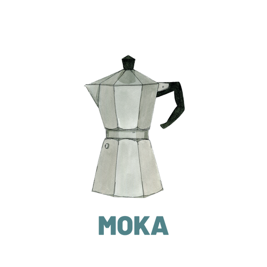 Italian Moka pot coffee brewing guide