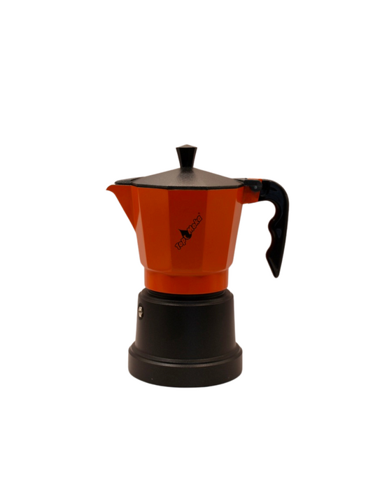 Top Moka - White/Silver or Orange/Black 6 cup