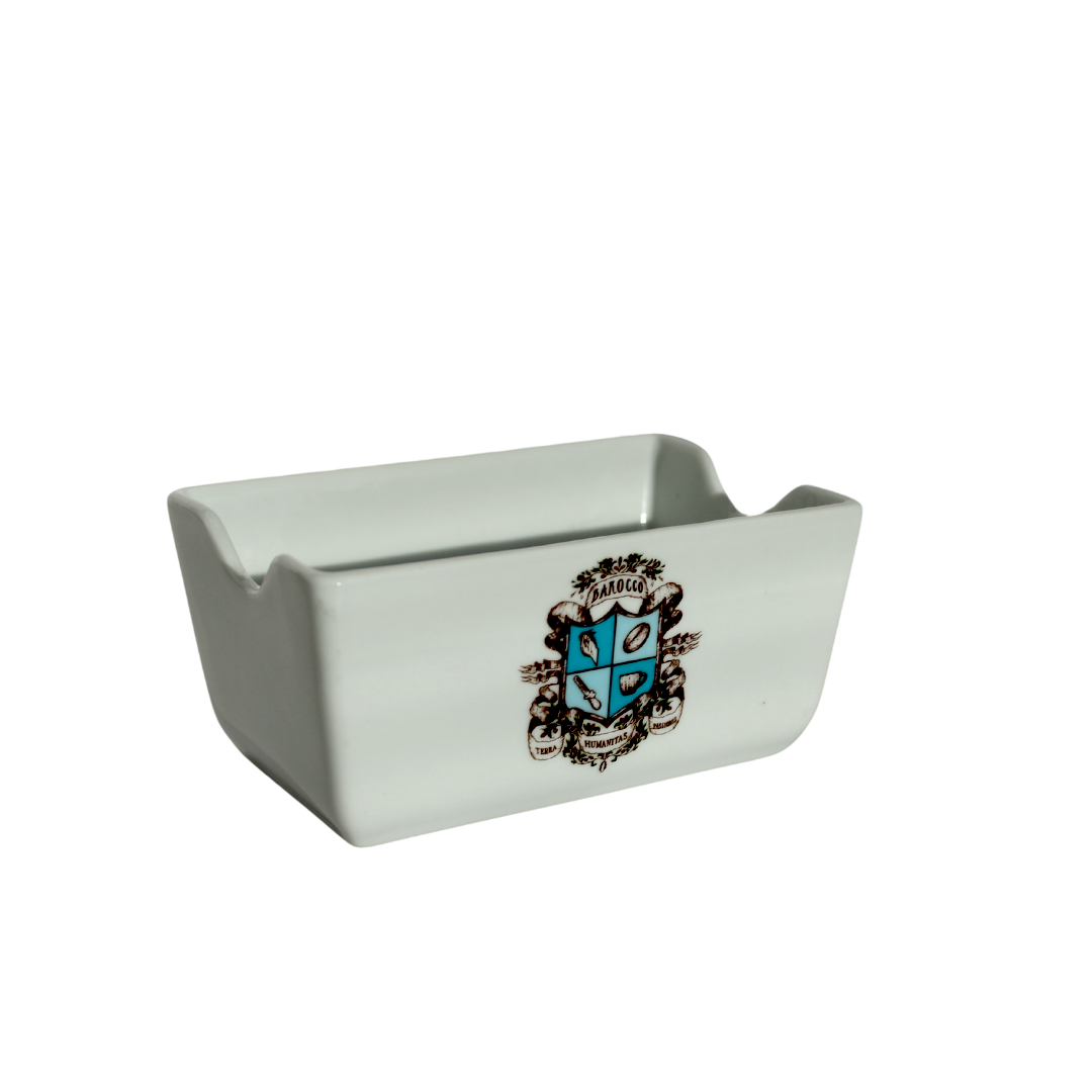 Porcelain - Sugar Holder -  Barocco Logo