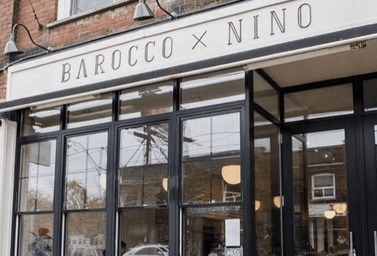 Barocco Coffee at Barocco X Nino cafe located in Little Italy downtown Toronto