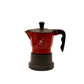 Top Moka - Black or Red/Black Teflon 2 cup