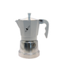 Top Moka - White/Silver or Orange/Black 6 cup