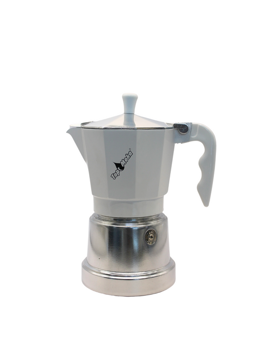 Top Moka - White/Silver or Orange/Black 6 cup