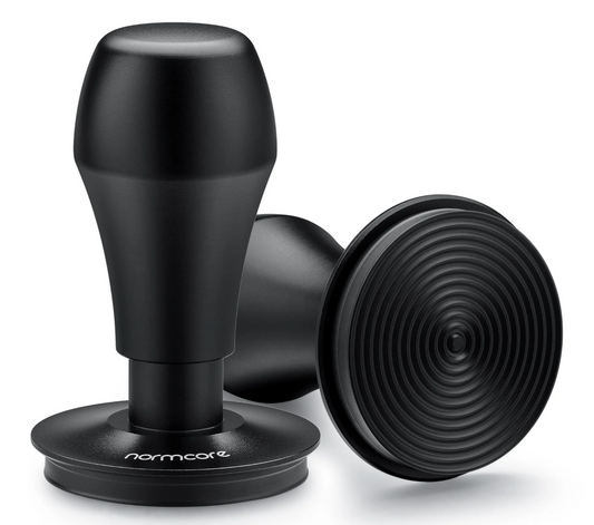 Normcore - Titanium Black Tamper - Ripple Base  - 58.5mm - 1pc